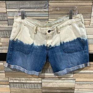 Old Navy Dip-Dye Denim Women Shorts Size 10